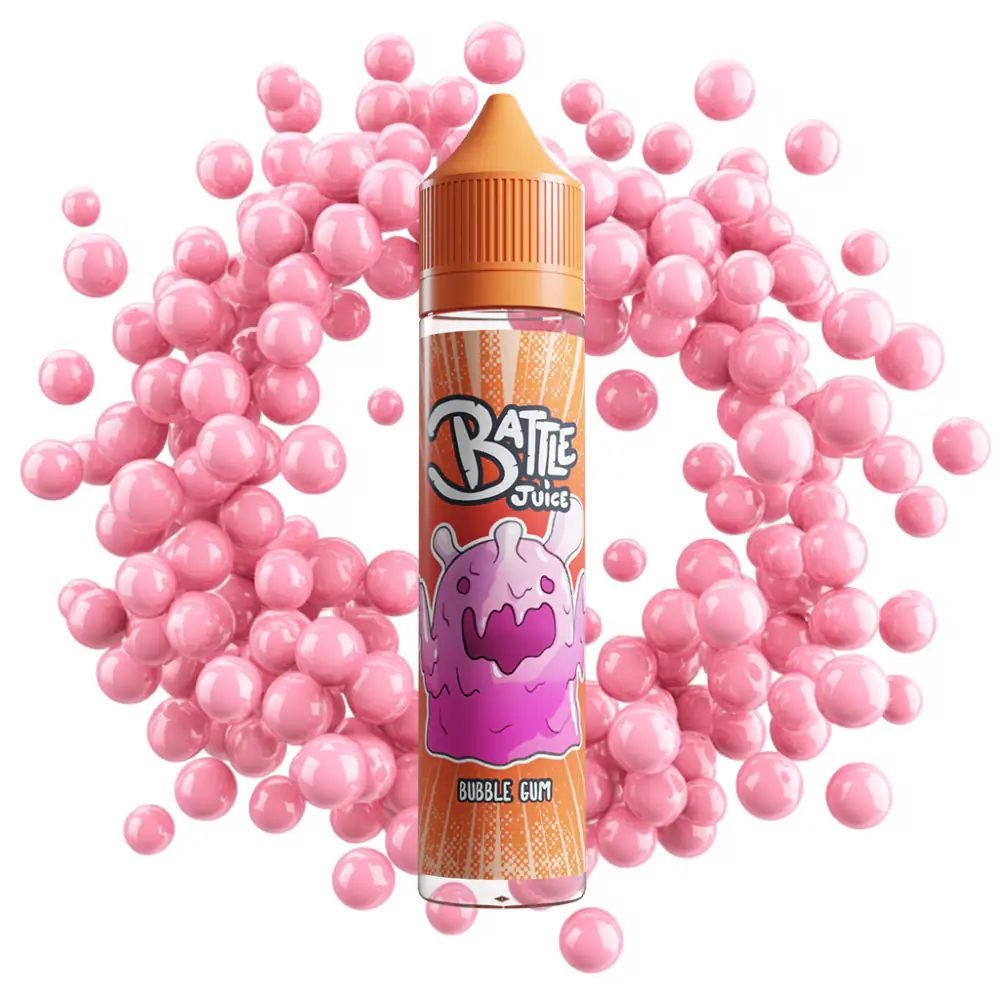Bubble Gum 50ml Battle Juice by Bobble